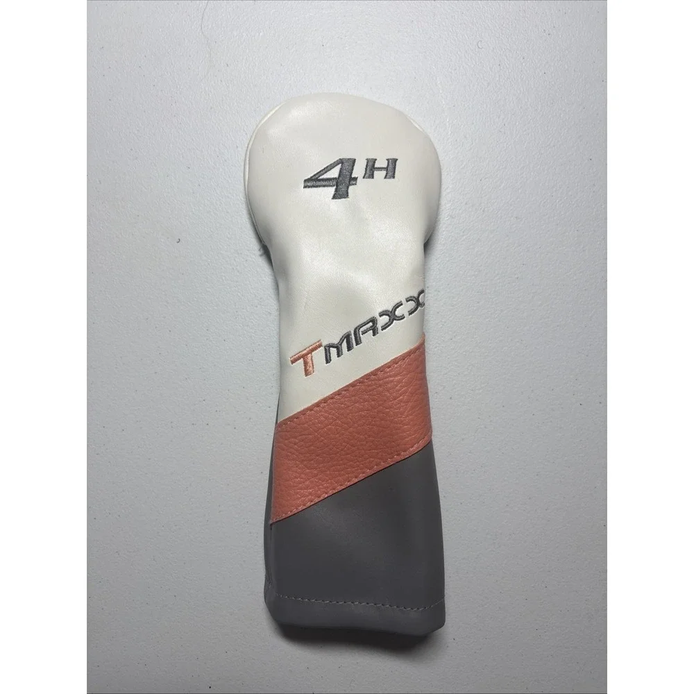 New Tourmax Tmaxx 4H Hybrid Head Cover Gray White Burnt Orange Free Shipping